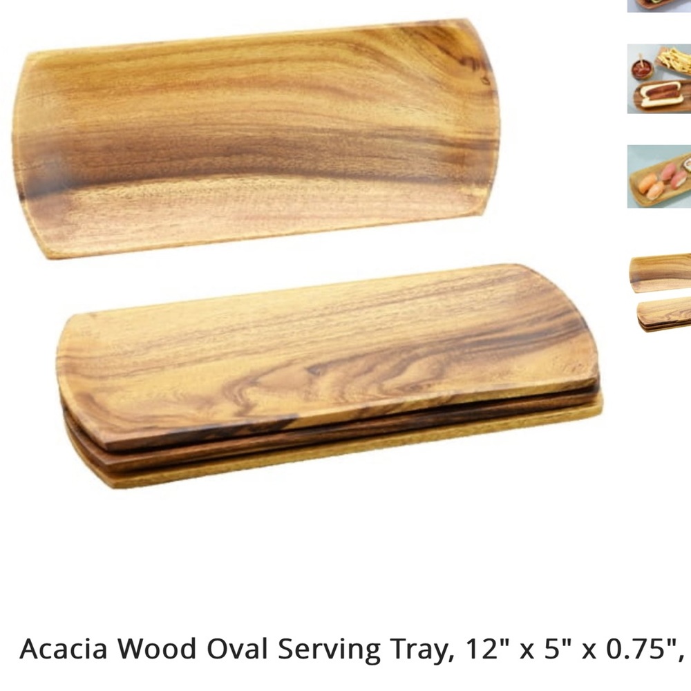 Pacific Merchant Acaciaware Rectangular plate